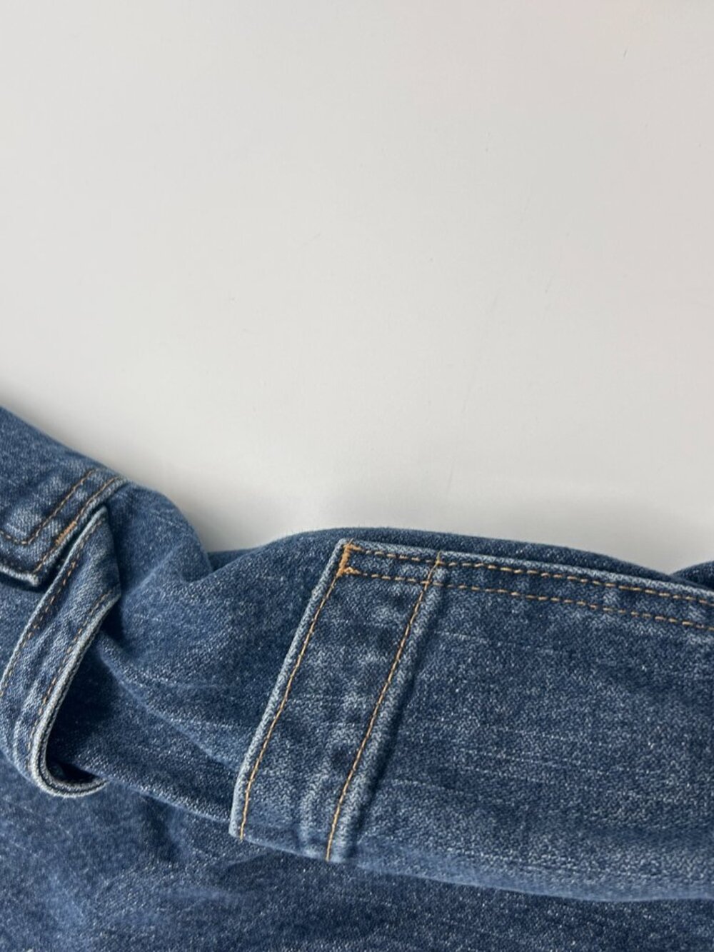 VINTAGE Baggy Jeans Mens 34x30 Blue Carpenter Wide Leg Loose Skater Faded Glory - Picture 2 of 10